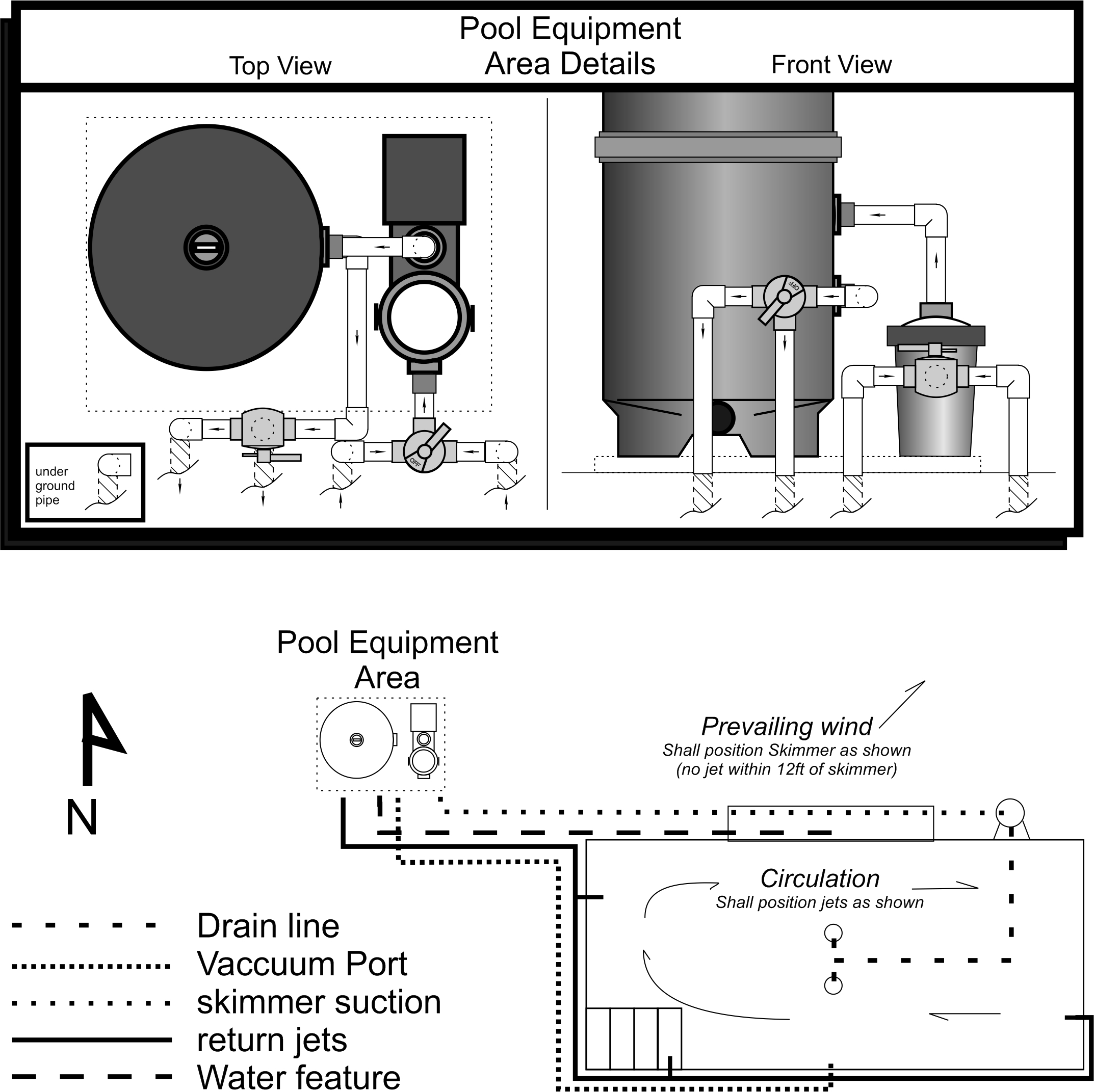 pool plumbing diagram